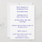 ハイウェイ·サイン卒業式大学が次期 招待状 (裏面)