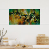 「ハイウェイ」抽象デザインポスター ポスター (キッチン)