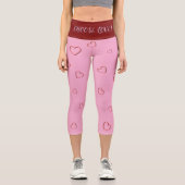 ハイウェストのカプリパンツ – "愛を選ぶ" カプリレギンス (正面)