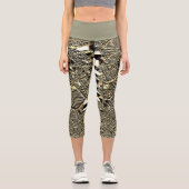 ハイウェストのヨガカプリス カプリレギンス (正面)