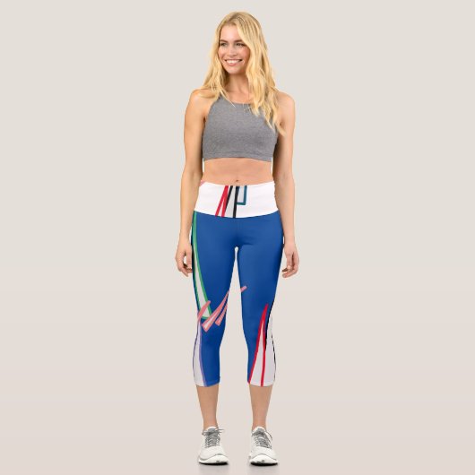 ハイウェストYoga Capris、XS カプリレギンス (正面)