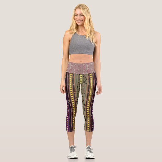 ハイウェストYoga Capris、XS (0-2) カプリレギンス (正面)