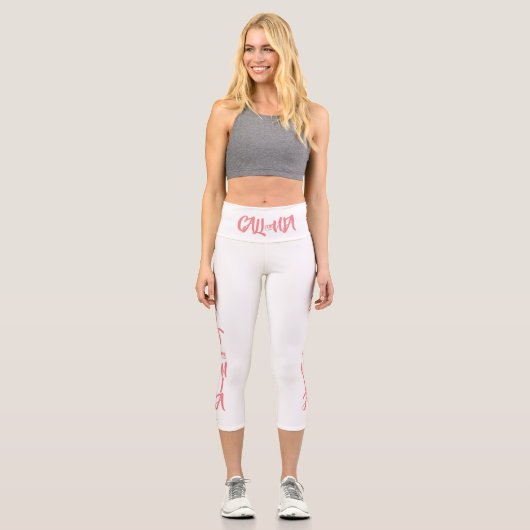 ハイウェストYoga Capris、XS (0-2) カプリレギンス (正面)