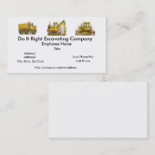 ハイウェーのダンプトラックの名刺 名刺 (正面/裏面)