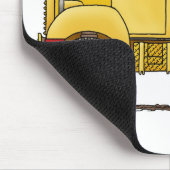 ハイウェーのダンプトラックの建築のマウスパッド マウスパッド (コーナー)