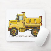 ハイウェーのダンプトラックの建築のマウスパッド マウスパッド (マウス)