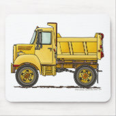 ハイウェーのダンプトラックの建築のマウスパッド マウスパッド (正面)