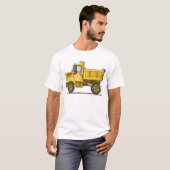 ハイウェーのダンプトラックの建築の服装 Tシャツ (正面フル)