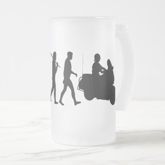 ハイウェーのパトロールの法執行官のギア フロストグラスビールジョッキ (正面右)