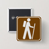 ハイウェーの印のハイキング 缶バッジ (正面&裏面)