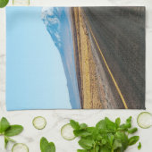 ハイウェーの景色 キッチンタオル (折り畳み)