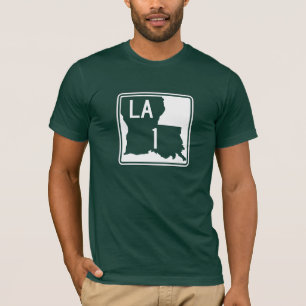 ハイウェー1、ルイジアナ、米国 Tシャツ