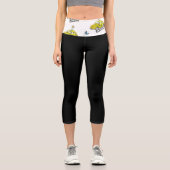 ハイウエストレギンス カプリレギンス (正面)