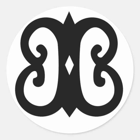 ハイウォンハイ |耐久のアンディクラ記号 ラウンドシール (正面)