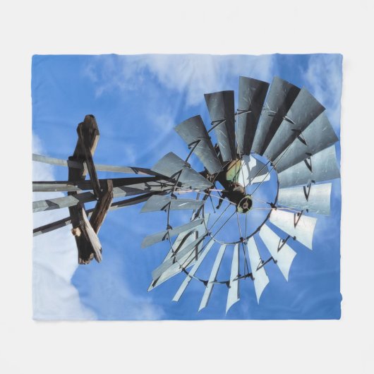 ハイウ飛んでいるンドホイールリーマルティネスフォートコリンズ フリースブランケット (正面(横))