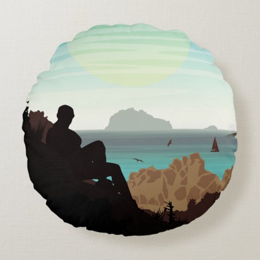 ハイエスケープ ラウンドクッション (正面)