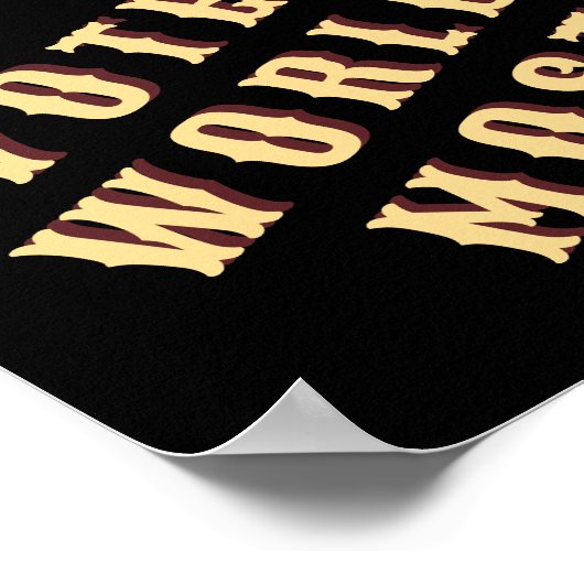 ハイエナと戦う恐れを知らないハチミアナグマ ポスター (角)