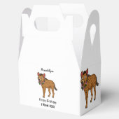 ハイエナと花の漫画イラストレーション フェイバーボックス (オープン)