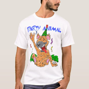 ハイエナのパーティー好きな人のTシャツ Tシャツ