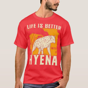 ハイエナの方が人生は好い Tシャツ