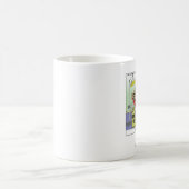 ハイエナの歯科医カートゥーン おもしろい 高品質 コーヒーマグ コーヒーマグカップ (中央)
