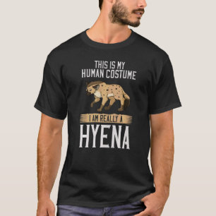 ハイエナの衣装ハイエナドンハイエナス動物 Tシャツ