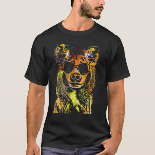 ハイエナろうけつ染めダイメージハイエナ Tシャツ