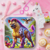 ハイエナアート ペーパープレート (パーティー)