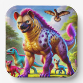 ハイエナアート ペーパープレート (正面)