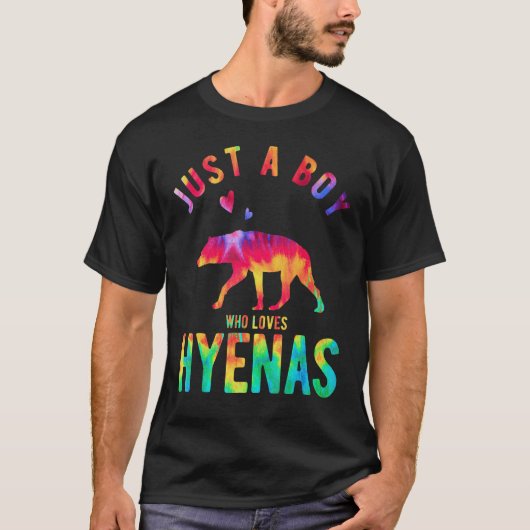ハイエナハイエナを愛する少年 Tシャツ (正面)