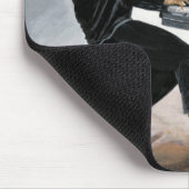 ハイエナピアノ音楽プレイヤーファンタジーアートマウスパッド マウスパッド (コーナー)