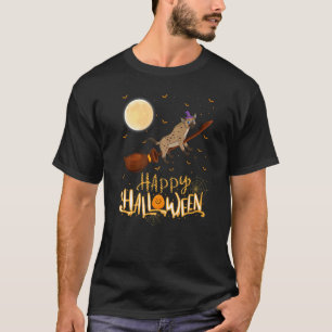 ハイエナライドウィッチショットガンハイエナハロウィーン Tシャツ