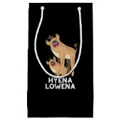 ハイエナローエナおもしろいアニマルハイエナプンダーク スモールペーパーバッグ (正面)