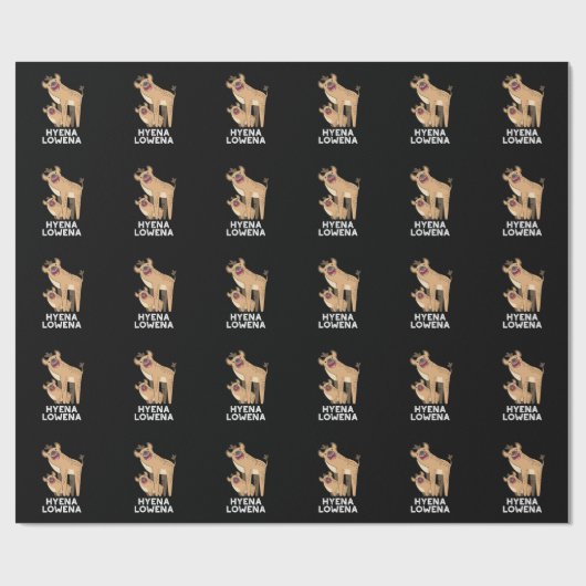 ハイエナローエナおもしろいアニマルハイエナプンダーク ラッピングペーパー (フラット)