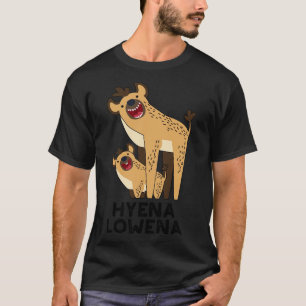 ハイエナローエナおもしろいアニマルハイエナプン1 Tシャツ