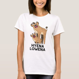 ハイエナローエナおもしろいアニマルハイエナプン Tシャツ
