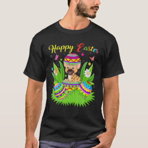ハイエナ動物愛好家フローライースターエッグおもしろいハイエナE Tシャツ