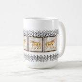 ハイエナ-モザイク コーヒーマグカップ (正面右)