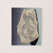 ハイエナ(limestonを追跡している犬を描写するOstracon ジグソーパズル (縦)