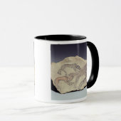 ハイエナ(limestonを追跡している犬を描写するOstracon マグカップ (正面右)