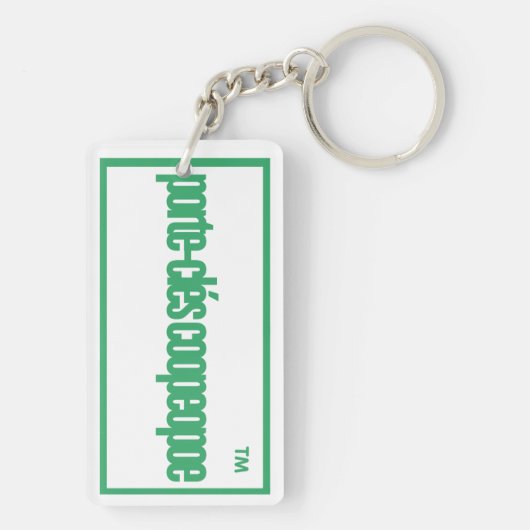 ハイエンドのアクセサリ キーホルダー (裏面)