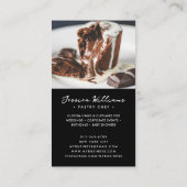 ハイエンドケーキ/ブティックベーカリーカスタム写真 名刺 (裏面)