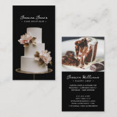 ハイエンドケーキ/ブティックベーカリーカスタム写真 名刺 (正面/裏面)