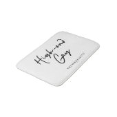 ハイエンドゲイ – ホワイトロータス バスマット (アングル)