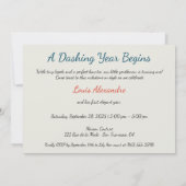 ハイエンドベビーボーイ & アトリエ 誕生日1周年 招待状 (裏面)