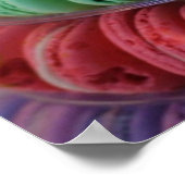 ハイエンドベーカリーグッズフランスのマカロンタワー ポスター (角)