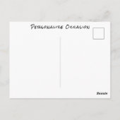 ハイオおもしろいーストラリアからこんにちはリスかわいい動物 ポストカード (裏面)