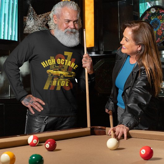 ハイオクタンマッスルカーウエストコースト長袖 Tシャツ