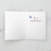 ハイオレンジとピンクの花蝶 カード (内部)