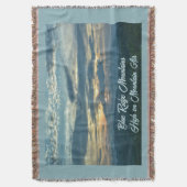 ハイオンマウンテンエアブルーリッジサンセット スローブランケット (正面縦)